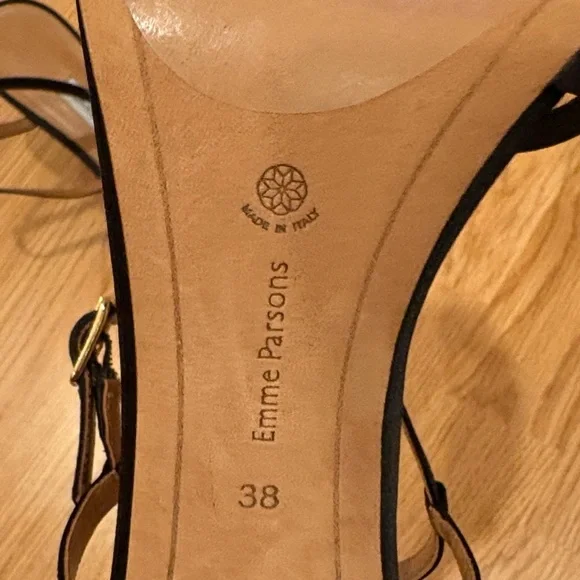 Elegant Black Strappy Sandals by Emma Preston - Picture 4 of 6